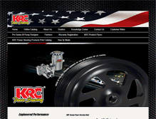 Tablet Screenshot of krcpower.com